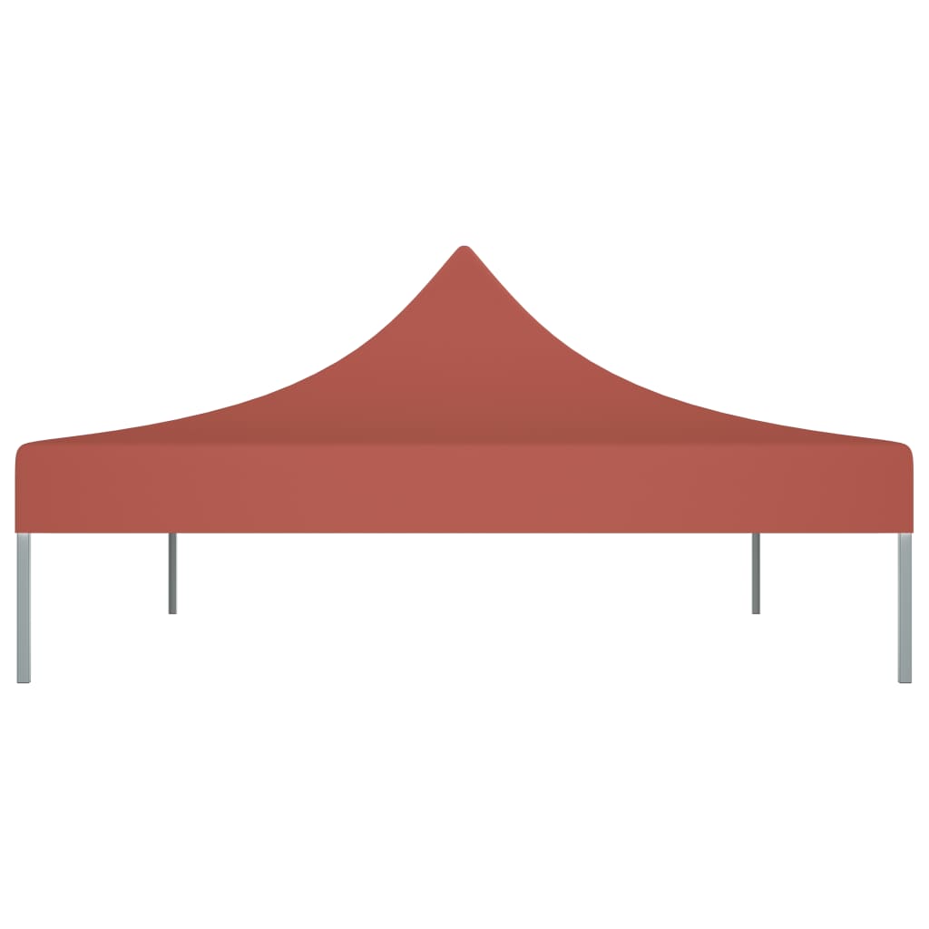 Tetto per Tendone per Feste 4x3 m Terracotta 270 g/mÂ²