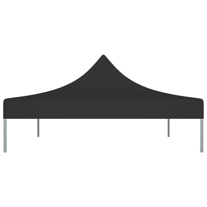 Tetto per Tendone per Feste 4x3 m Nero 270 g/mÂ²