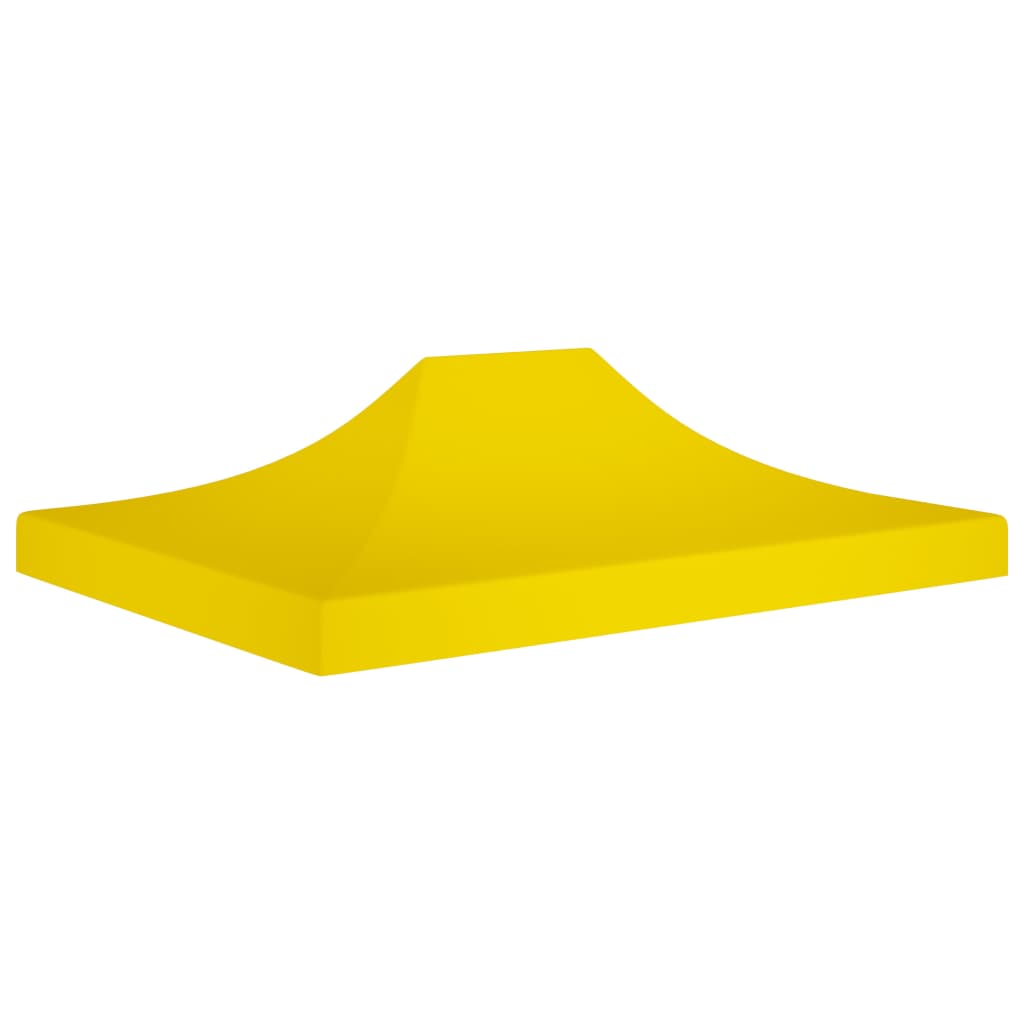 Tetto per Tendone per Feste 4x3 m Giallo 270 g/mÂ²