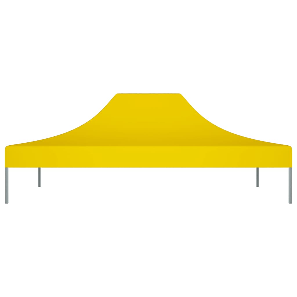 Tetto per Tendone per Feste 4x3 m Giallo 270 g/mÂ²