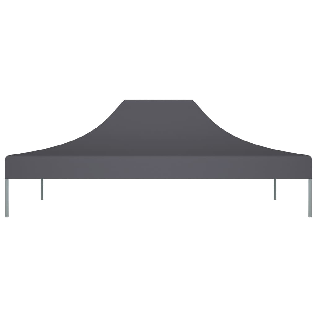 Tetto per Tendone per Feste 4,5x3 m Antracite 270 g/mÂ²