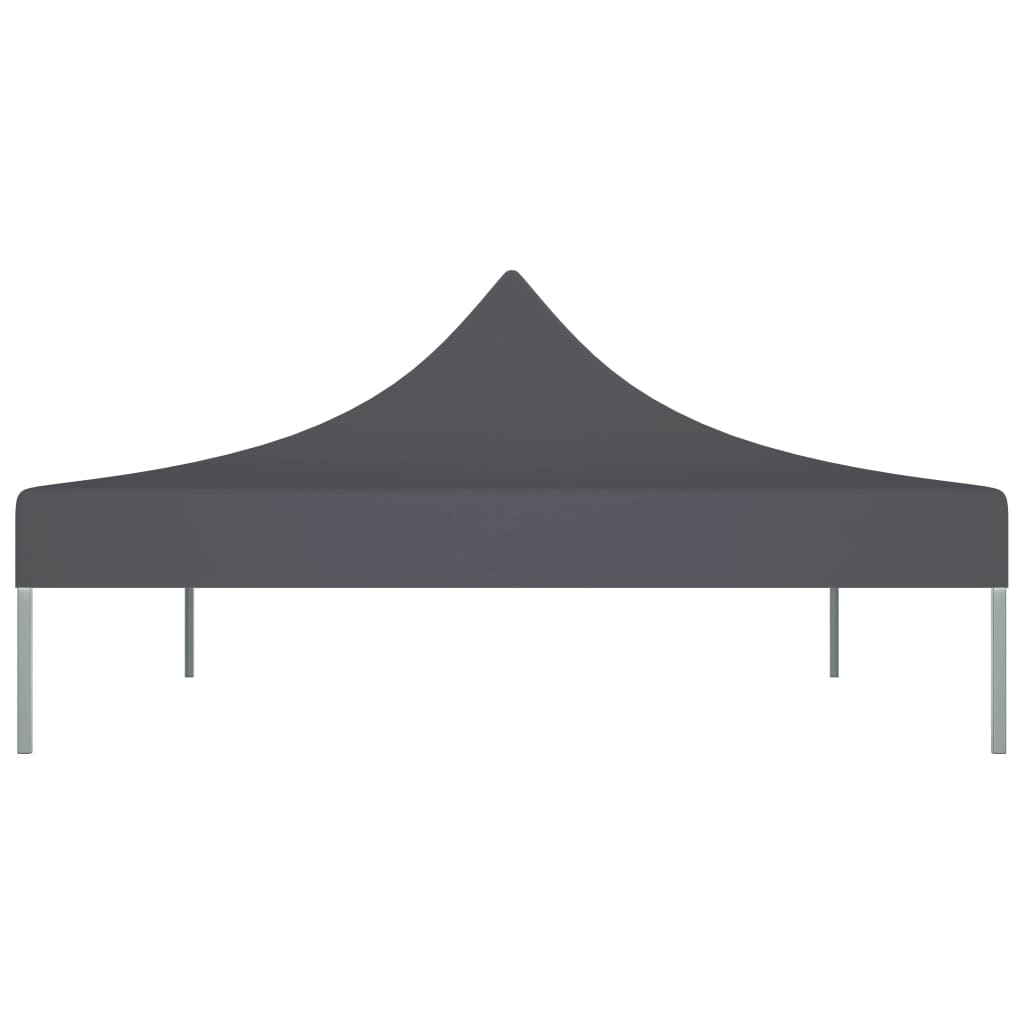Tetto per Tendone per Feste 4,5x3 m Antracite 270 g/mÂ²