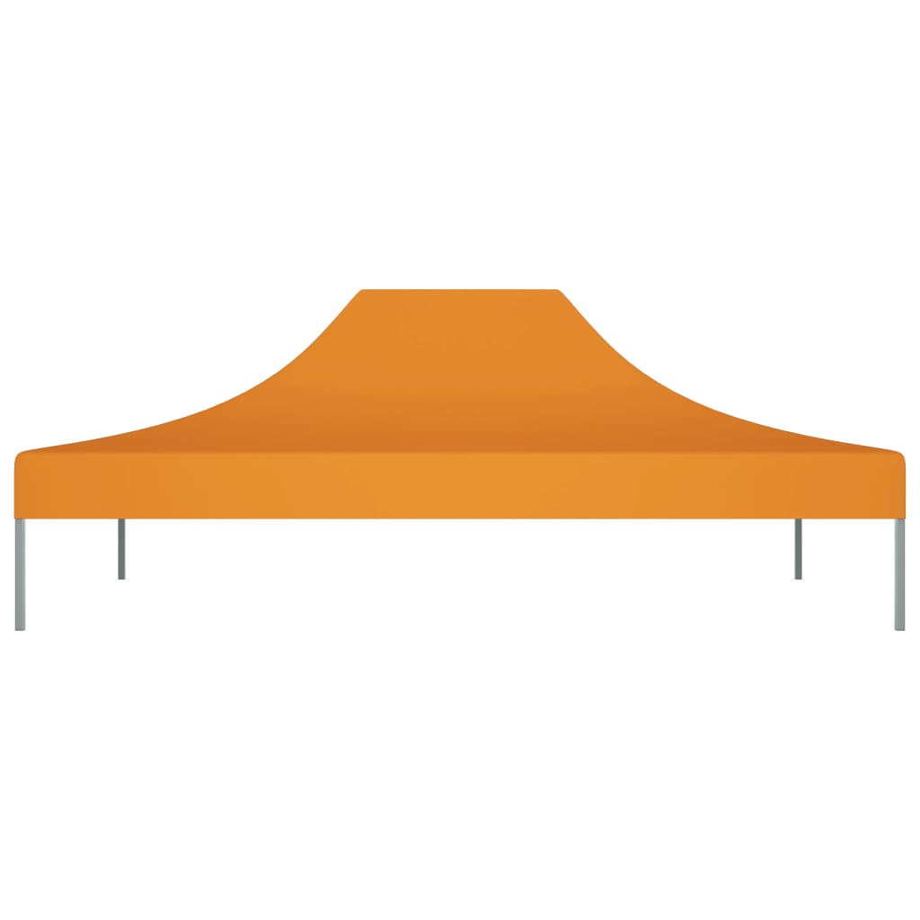 Tetto per Tendone per Feste 4,5x3 m Arancione 270 g/mÂ²