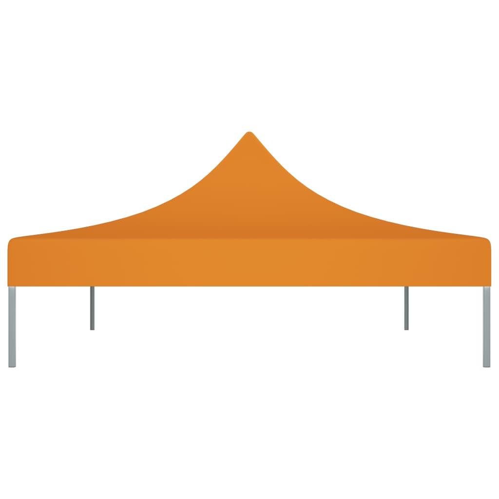 Tetto per Tendone per Feste 4,5x3 m Arancione 270 g/mÂ²