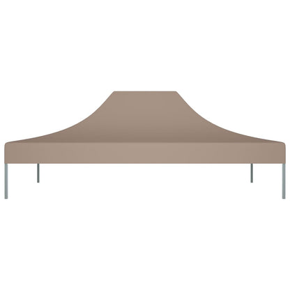 Tetto per Tendone per Feste 4,5x3 m Grigio Talpa 270 g/mÂ²