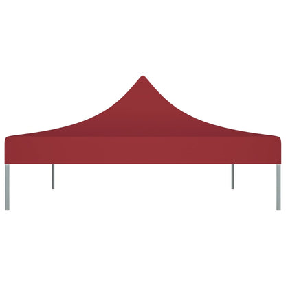 Tetto per Tendone per Feste 4,5x3 m Rosso Borgogna 270 g/mÂ²