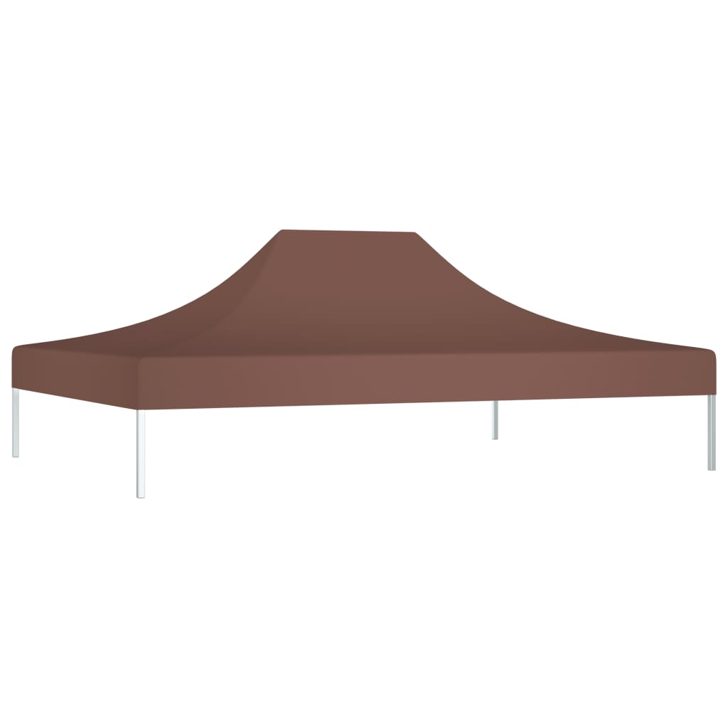 Tetto per Tendone per Feste 4,5x3 m Marrone 270 g/mÂ²