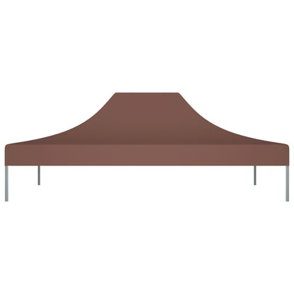 Tetto per Tendone per Feste 4,5x3 m Marrone 270 g/mÂ²