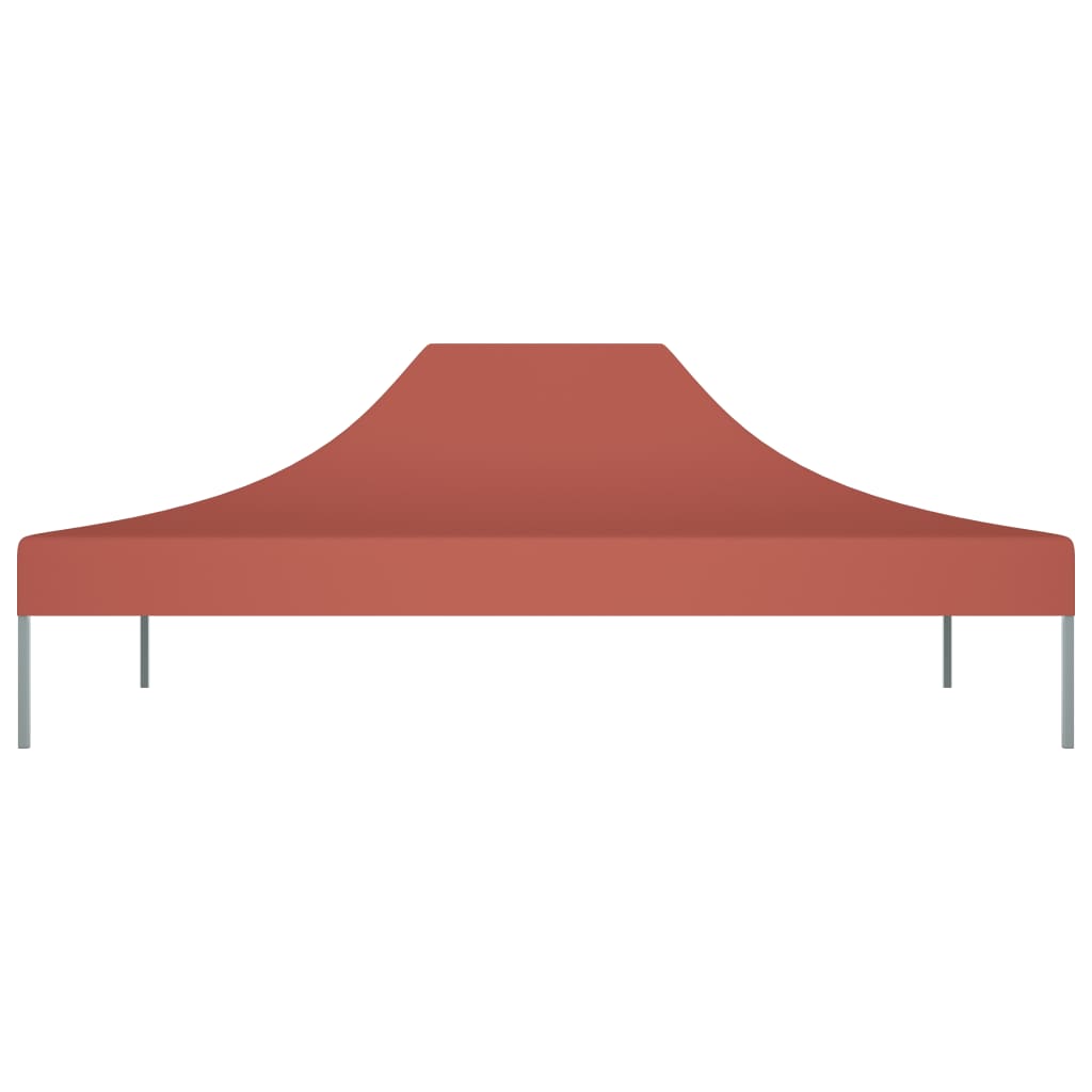 Tetto per Tendone per Feste 4,5x3 m Terracotta 270 g/mÃ‚Â²