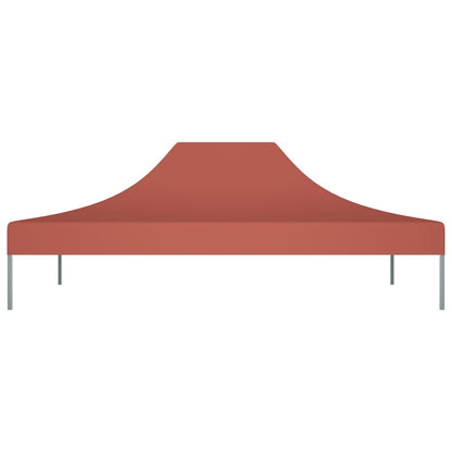 Tetto per Tendone per Feste 4,5x3 m Terracotta 270 g/mÃ‚Â²