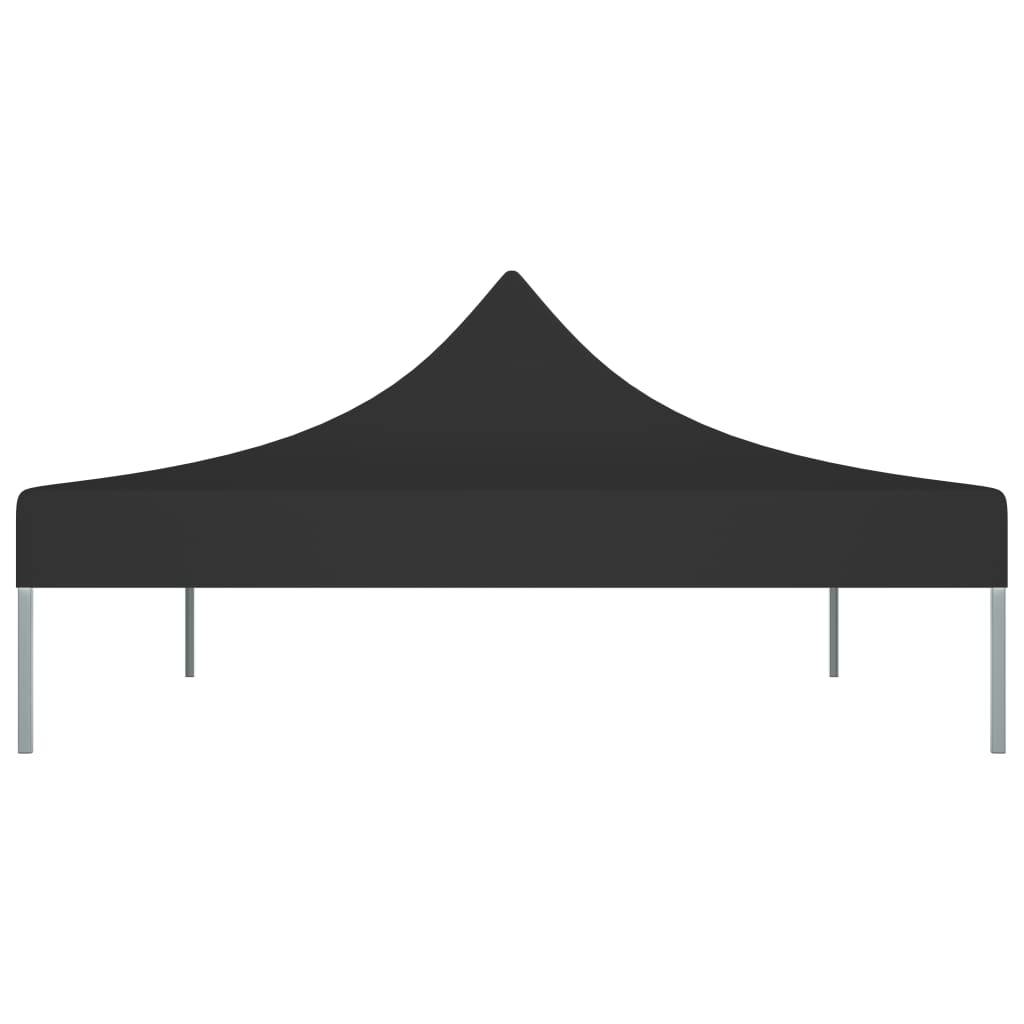 Tetto per Tendone per Feste 4,5x3 m Nero 270 g/mÂ²