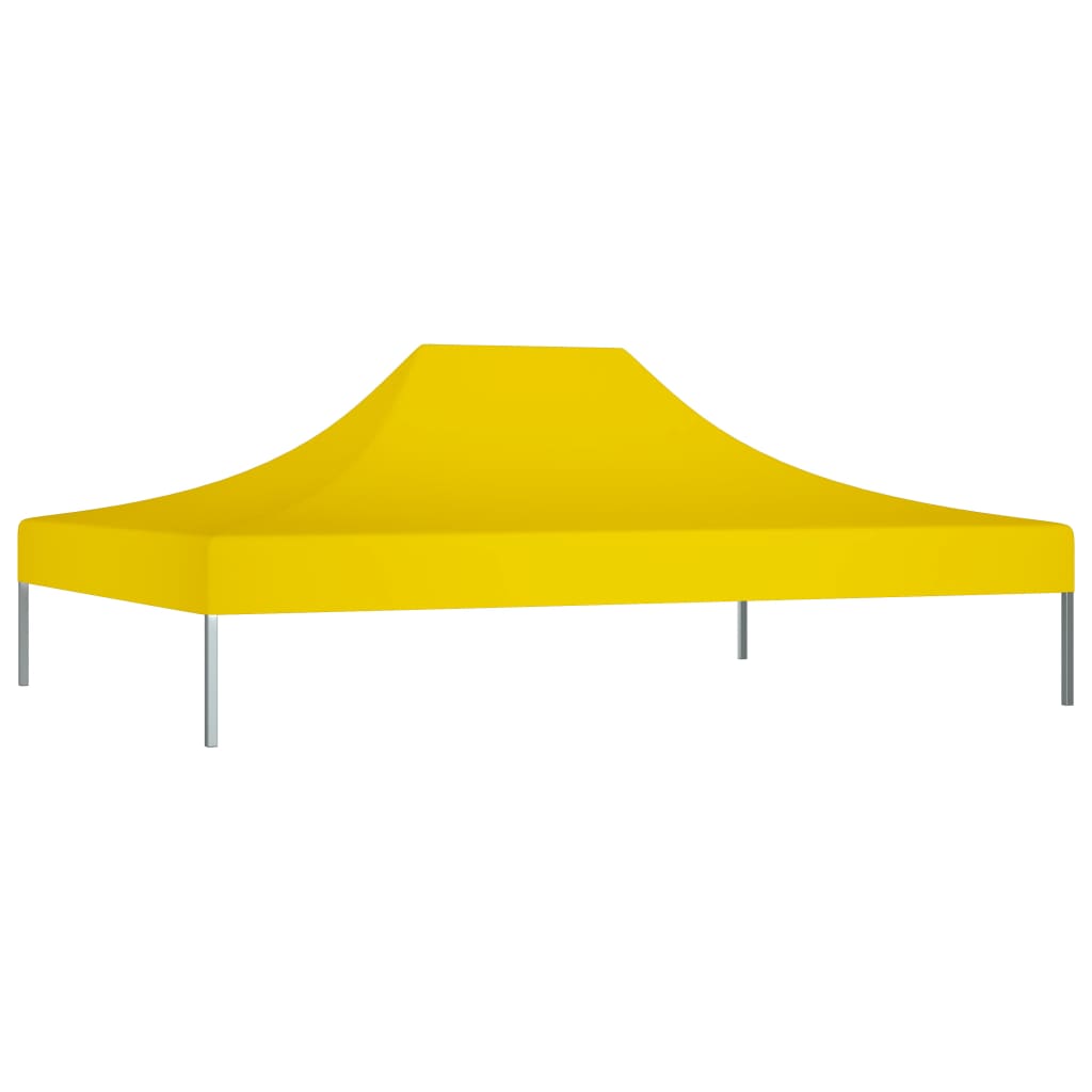Tetto per Tendone per Feste 4,5x3 m Giallo 270 g/mÂ²