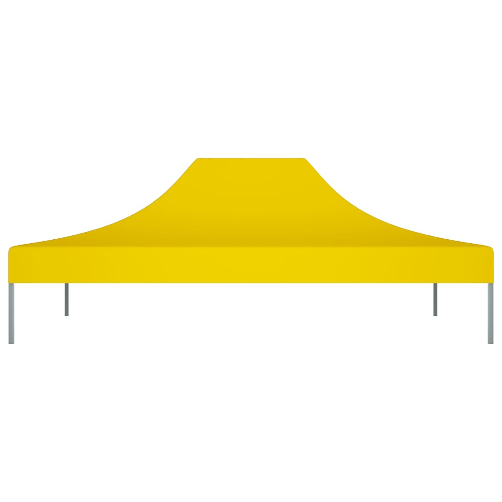 Tetto per Tendone per Feste 4,5x3 m Giallo 270 g/mÂ²