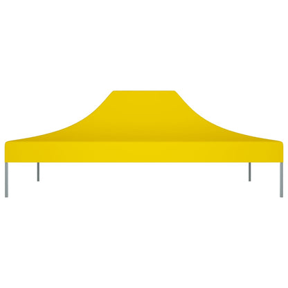 Tetto per Tendone per Feste 4,5x3 m Giallo 270 g/mÂ²
