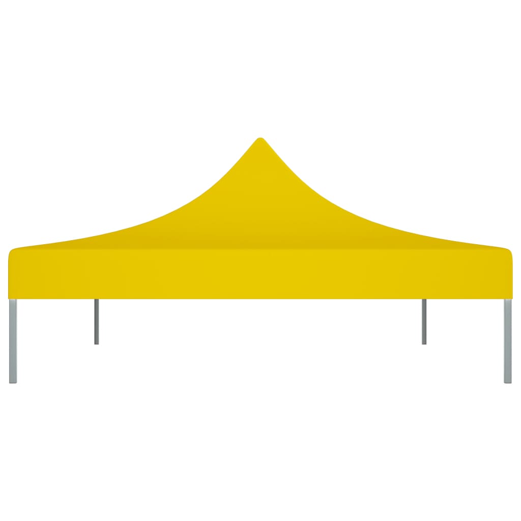 Tetto per Tendone per Feste 4,5x3 m Giallo 270 g/mÂ²