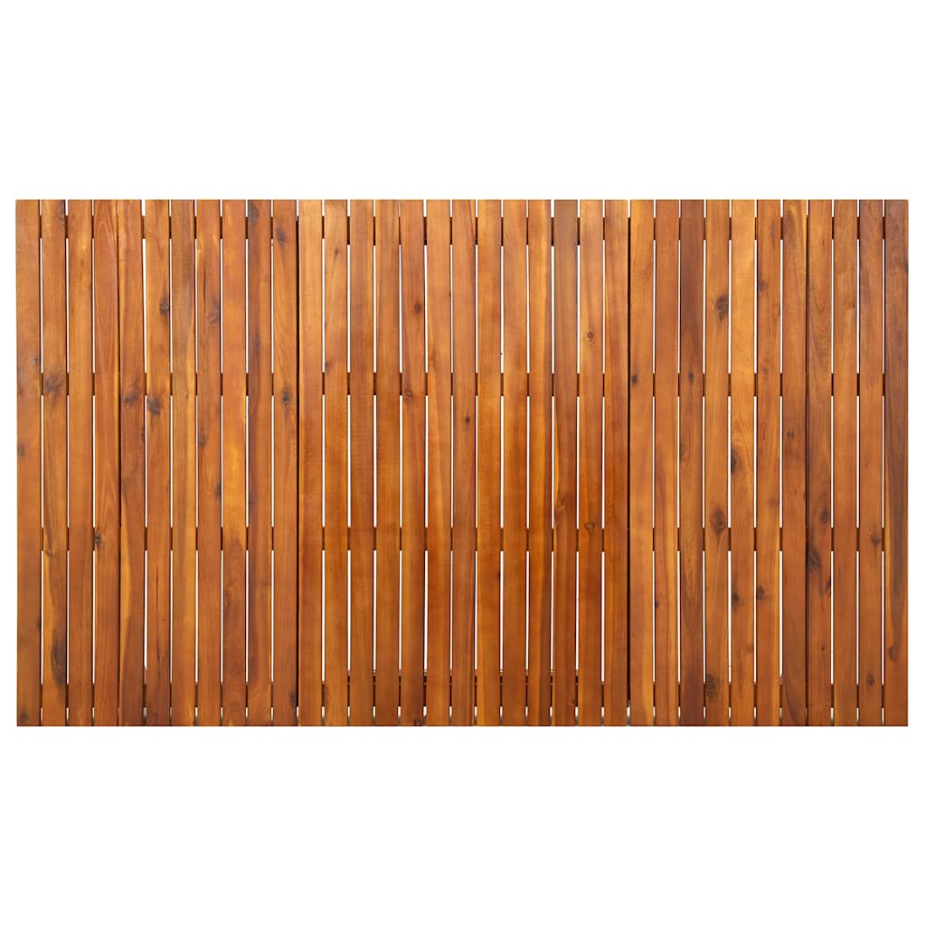 Set da pranzo da giardino 7 pz 150x90 cm in legno massello di acacia