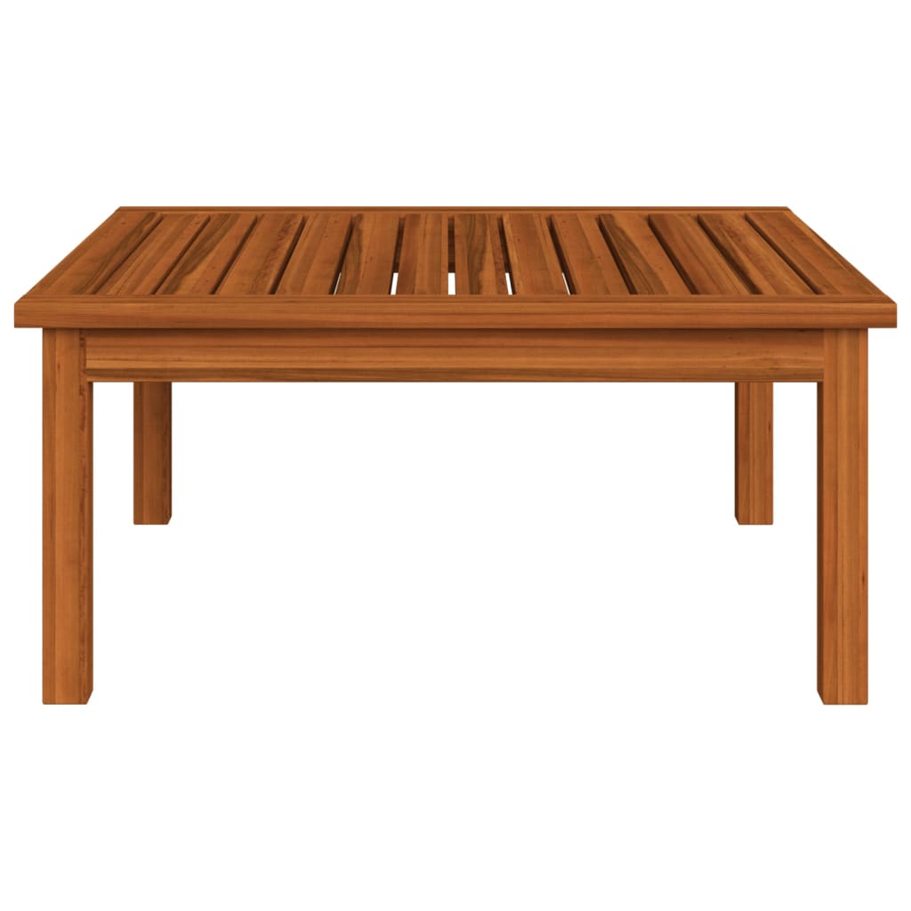 Tavolino da Salotto per Giardino 63x63x30 cm Massello di Acacia