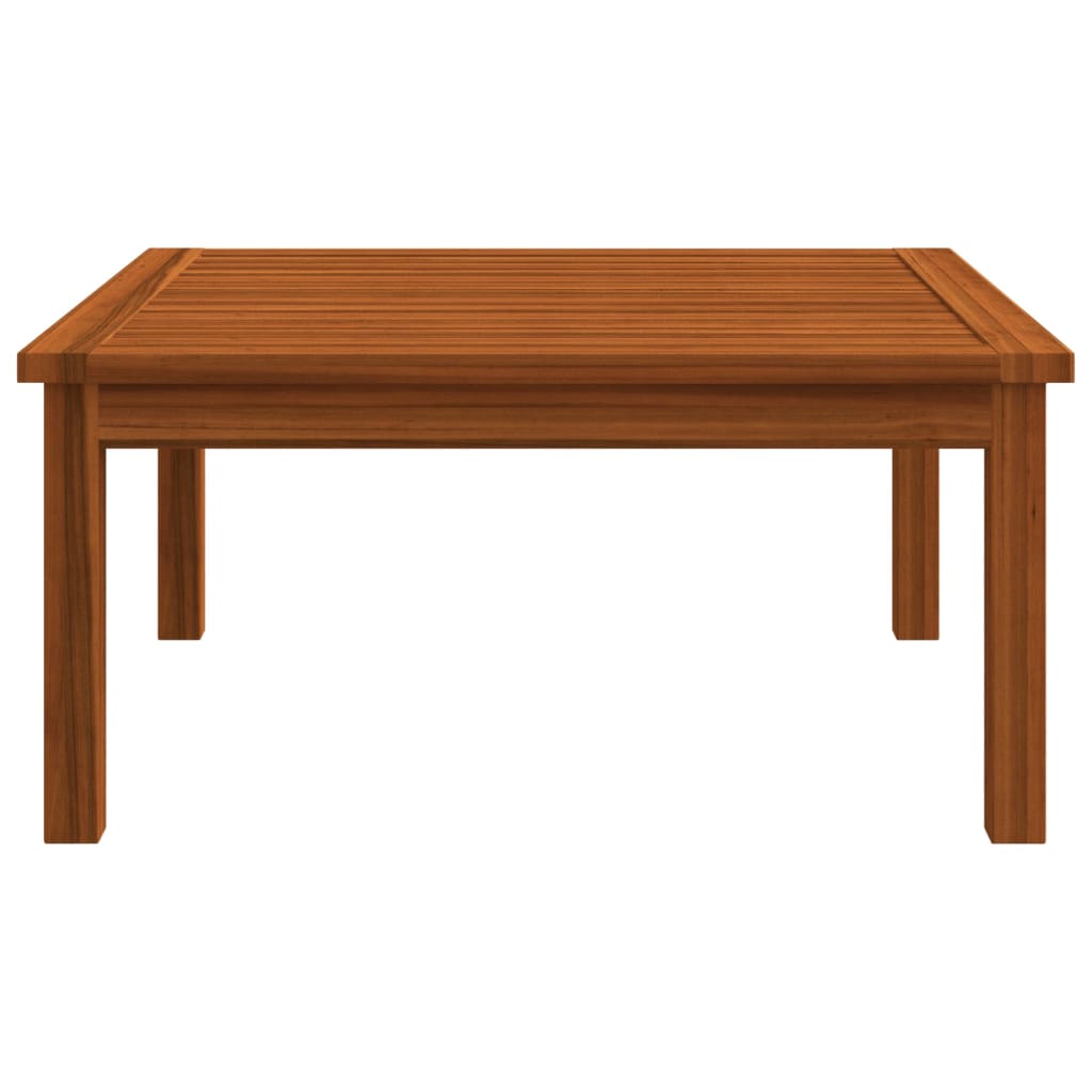 Tavolino da Salotto per Giardino 63x63x30 cm Massello di Acacia