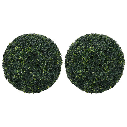 Sfere di Bosso Artificiale 2 pz 52 cm
