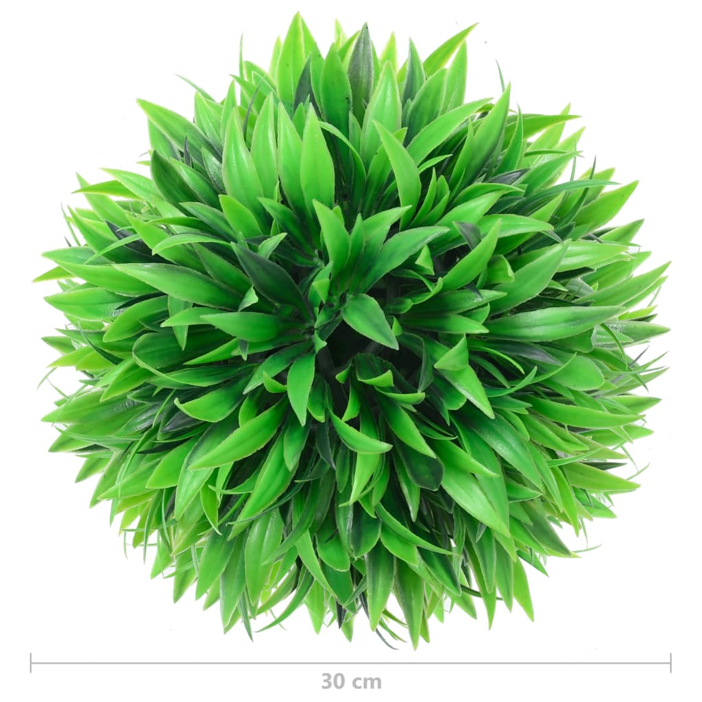 Sfere di Bosso Artificiale 2 pz 30 cm