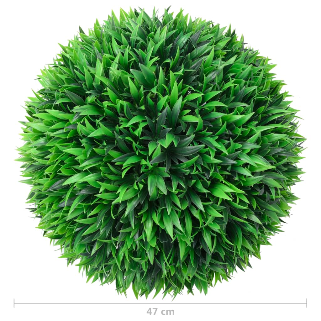 Sfere di Bosso Artificiale 2 pz 47 cm