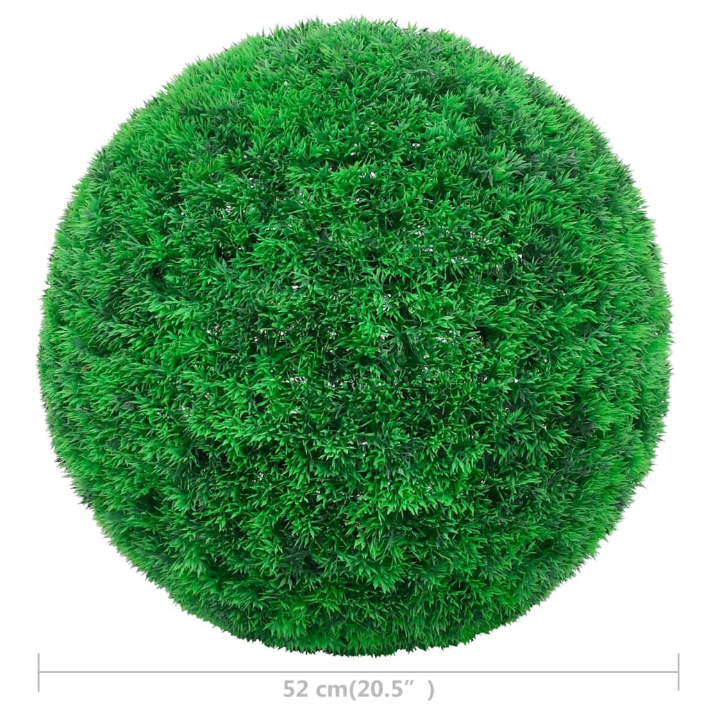 Sfere di Bosso Artificiale 2 pz 52 cm