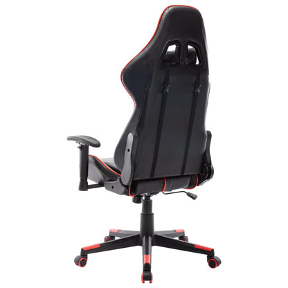 Sedia da Gaming Rossa e Nera in Similpelle