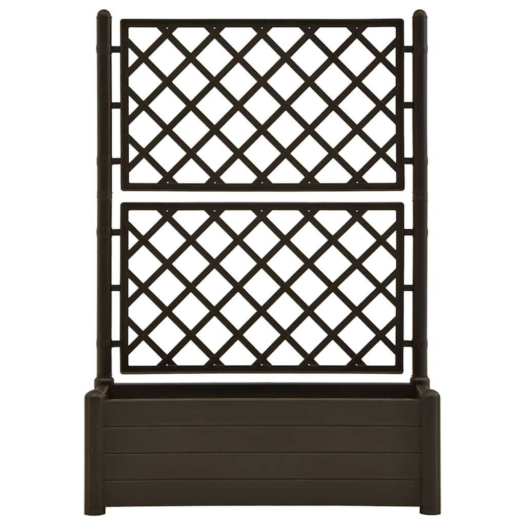 Fioriera da Giardino con Graticcio 100x43x142 cm PP Moca