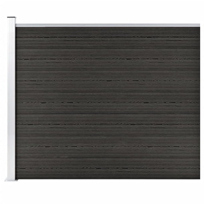 Pannello di Recinzione in WPC 175x146 cm Grigio