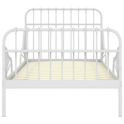 Giroletto Estendibile Bianco in Metallo 80x130/200 cm