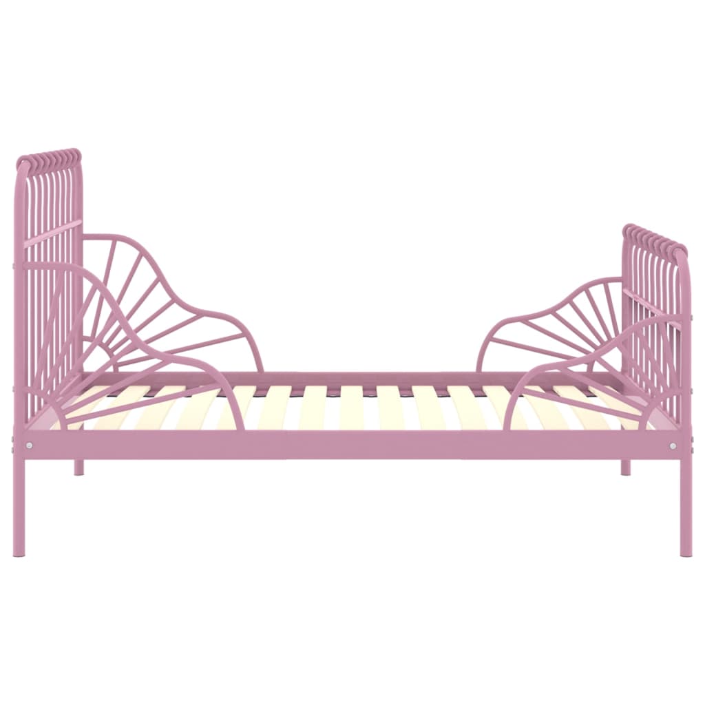 Giroletto Estendibile Rosa in Metallo 80x130/200 cm
