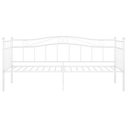 Telaio Divano Letto Bianco in Metallo 90x200 cm