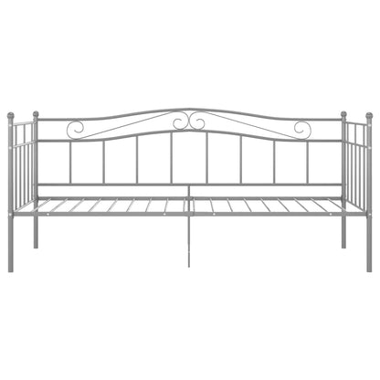 Telaio Divano Letto Grigio in Metallo 90x200 cm