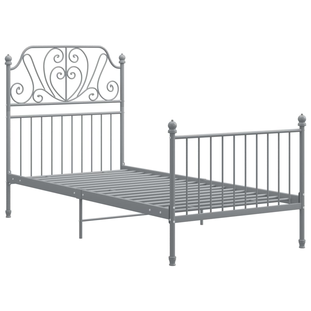 Giroletto Grigio in Metallo 100x200 cm