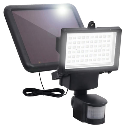 Faretto Solare da Giardino a LED con Sensore Nero