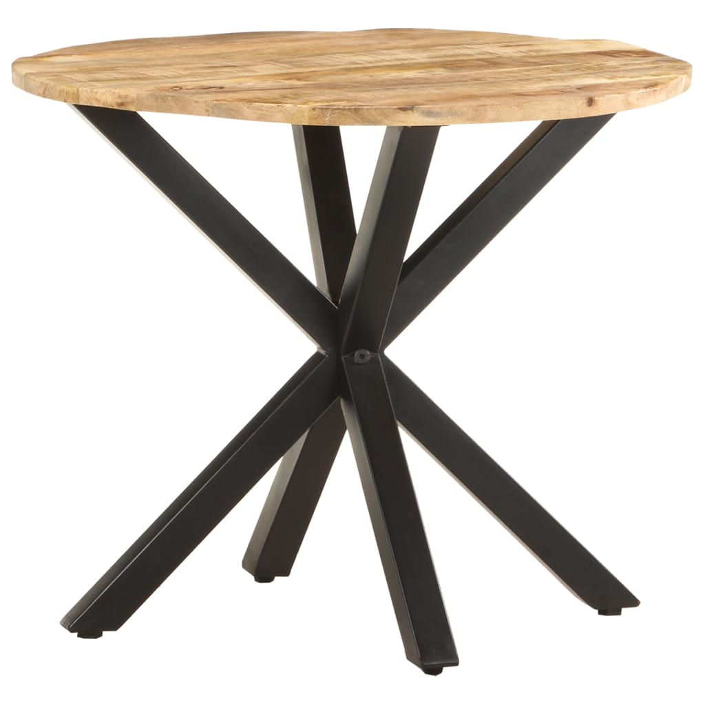 Tavolino di Servizio 68x68x56 cm in Legno Massello di Mango