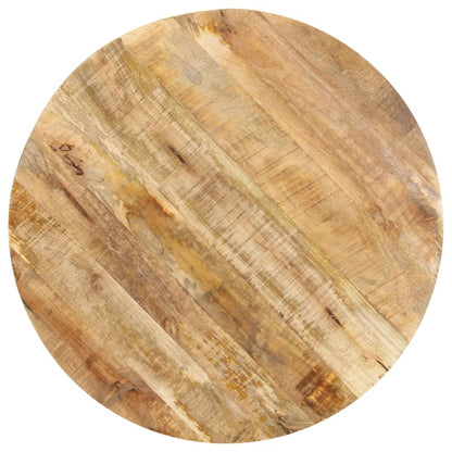 Tavolino di Servizio 68x68x56 cm in Legno Massello di Mango