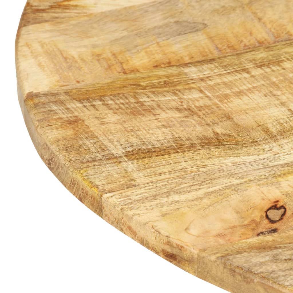 Tavolino di Servizio 68x68x56 cm in Legno Massello di Mango