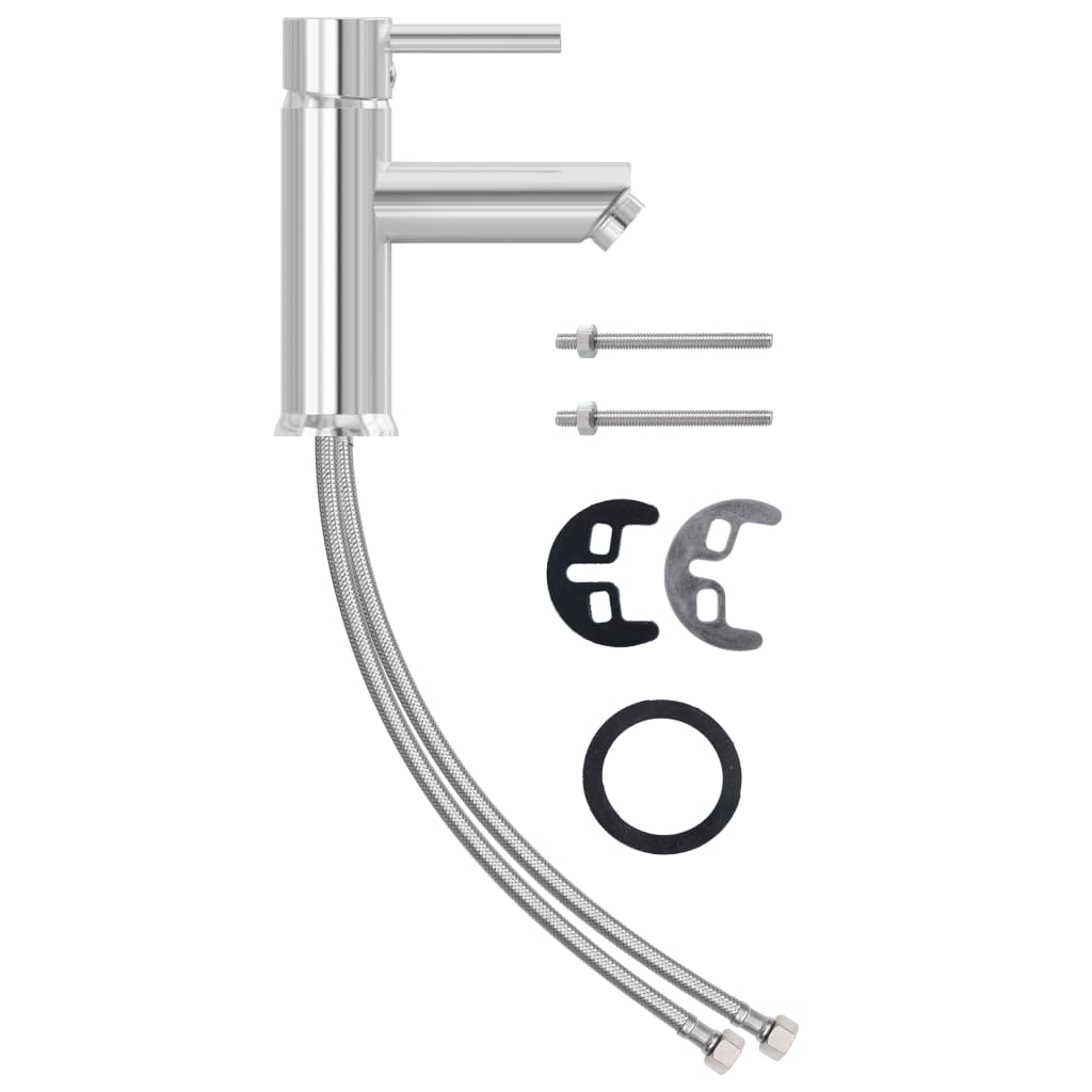Rubinetto per Lavabo del Bagno Finitura Cromo 30x176 mm