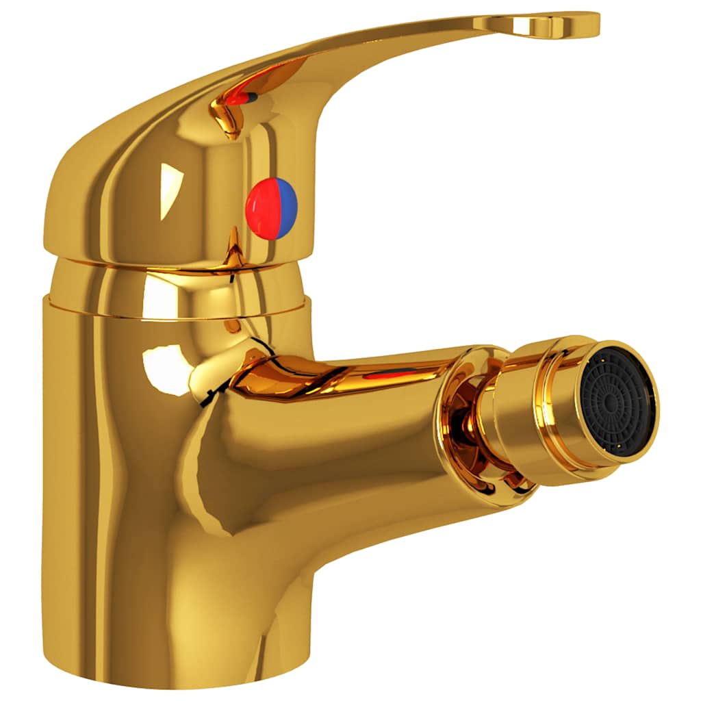 Rubinetto Miscelatore per BidÃ¨ Oro 13x12 cm