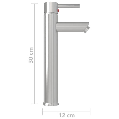 Rubinetto Miscelatore da Bagno Argento 12x30 cm