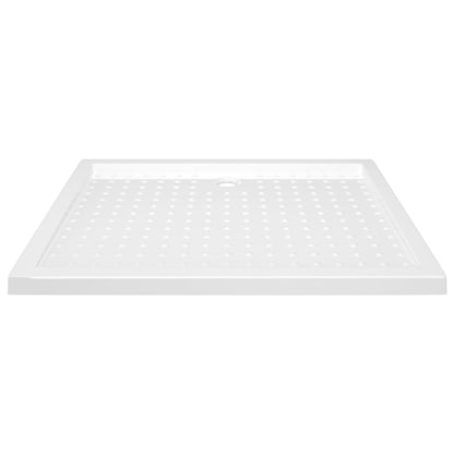 Piatto Doccia con Superficie Puntinata Bianco 80x100x4cm in ABS