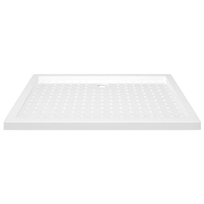 Piatto Doccia con Superficie Puntinata Bianco 70x100x4cm in ABS