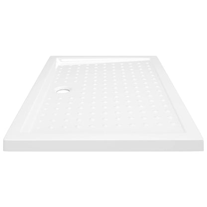 Piatto Doccia con Superficie Puntinata Bianco 70x100x4cm in ABS