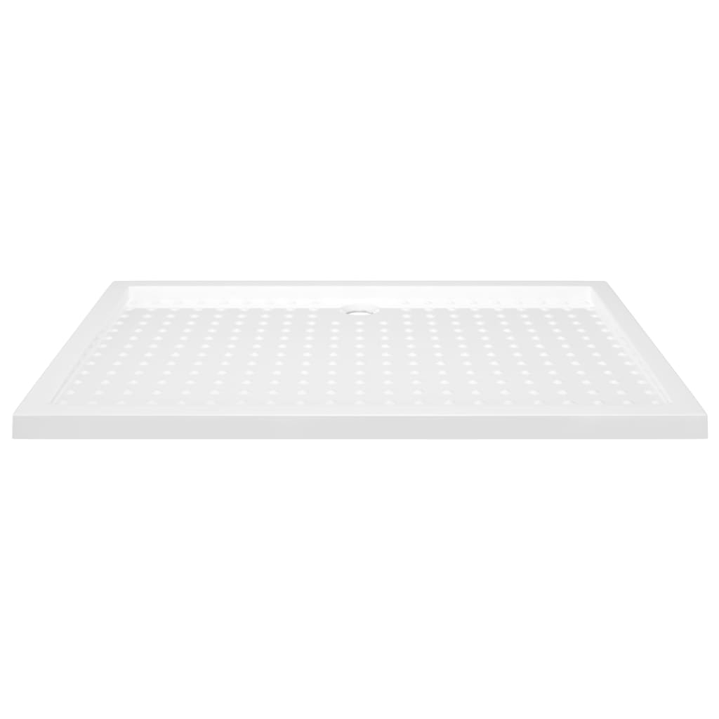 Piatto Doccia con Superficie Puntinata Bianco 80x120x4cm ABS