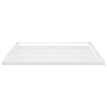 Piatto Doccia con Superficie Puntinata Bianco 80x120x4cm ABS