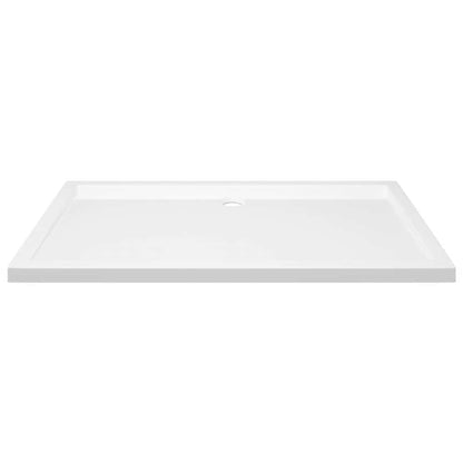Piatto Doccia in ABS Rettangolare Bianco 70x120 cm