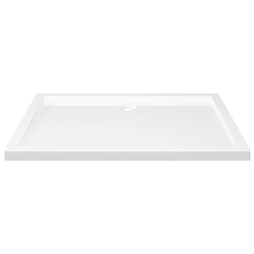 Piatto Doccia in ABS Rettangolare Bianco 70x100 cm