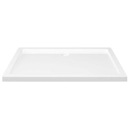 Piatto Doccia in ABS Rettangolare Bianco 70x100 cm