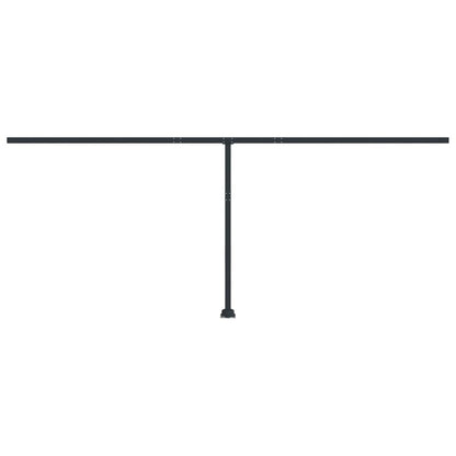 Set Pali per Tenda da Sole Antracite 600x245 cm Ferro
